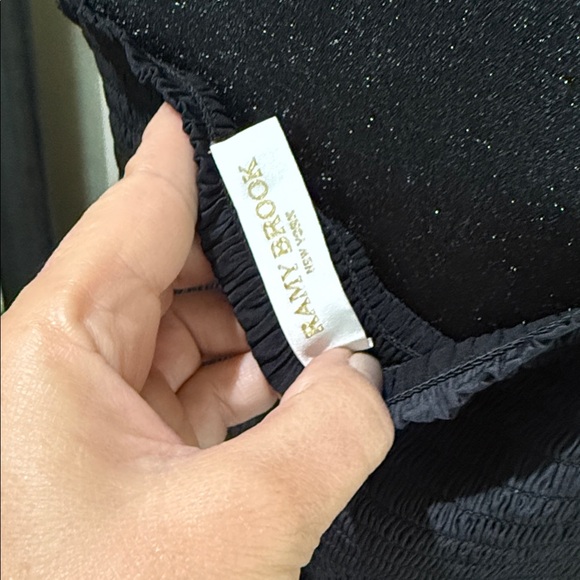 Ramy Brook Black Midi Dress - Picture 3 of 4